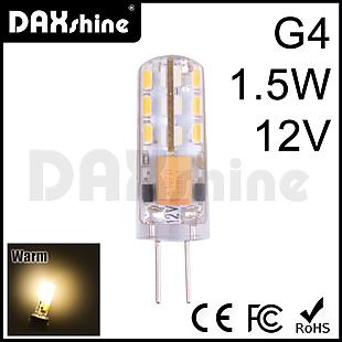 DAXSHINE 24LED G4 1.5W 12V Warm White 2800-3200K 80-100lm        